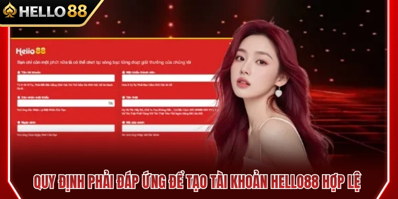 Những yêu cầu bắt buộc khi mở tài khoản HELLO 88