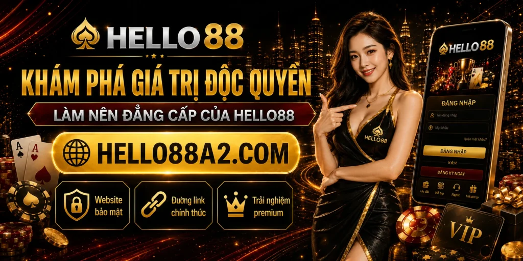 Khám phá giá trị độc quyền làm nên đẳng cấp của Hello88 